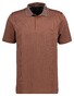 Ragman Softknit Fine Jacquard Pattern Polo Terra