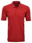 Ragman Softknit Fine Stripe Easy Care Polo Aardbei
