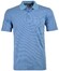 Ragman Softknit Fine Stripe Easy Care Polo Aqua
