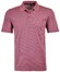 Ragman Softknit Fine Stripe Easy Care Polo Berry Melange