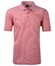 Ragman Softknit Fine Stripe Easy Care Polo Coral Melange