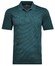 Ragman Softknit Fine Stripe Easy Care Polo Donker Blauwgroen