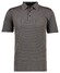 Ragman Softknit Fine Stripe Easy Care Polo Donker Taupe
