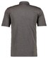 Ragman Softknit Fine Stripe Easy Care Polo Donker Taupe