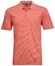 Ragman Softknit Fine Stripe Easy Care Poloshirt Bright Red