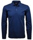 Ragman Softknit Polo Fineline Donker Blauw