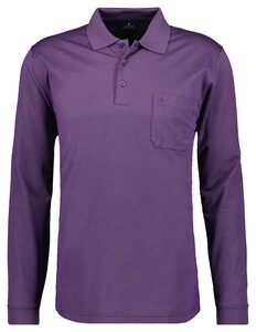 Ragman Softknit Polo Fineline Paars