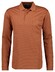 Ragman Softknit Polo Fineline Polo Pumpkin Orange