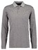 Ragman Softknit Polo Fineline Polo Zilvergrijs