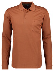 Ragman Softknit Polo Fineline Pumpkin Orange