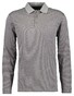 Ragman Softknit Polo Fineline Zilvergrijs