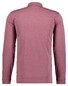 Ragman Softknit Polo Longsleeve Uni Breast Pocket Dark Vintage Red