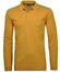 Ragman Softknit Polo Longsleeve Uni Breast Pocket Polo Maisgeel
