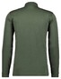 Ragman Softknit Polo Longsleeve Uni Breast Pocket Thyme