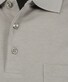 Ragman Softknit Poloshirt Breast Pocket Pima Cotton Mix Beige