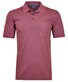 Ragman Softknit Poloshirt Breast Pocket Pima Cotton Mix Berry Melange
