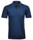 Ragman Softknit Poloshirt Breast Pocket Pima Cotton Mix Donker Blauw Melange