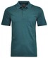 Ragman Softknit Poloshirt Breast Pocket Pima Cotton Mix Donker Blauwgroen