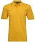Ragman Softknit Poloshirt Breast Pocket Pima Cotton Mix Geel Melange