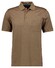 Ragman Softknit Poloshirt Breast Pocket Pima Cotton Mix Polo Chestnut