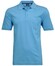 Ragman Softknit Poloshirt Breast Pocket Pima Cotton Mix Polo Ibiza Blue