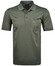 Ragman Softknit Poloshirt Breast Pocket Pima Cotton Mix Polo Rietgroen