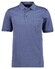 Ragman Softknit Poloshirt Breast Pocket Pima Cotton Mix Polo Turquoise Blue Melange