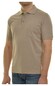 Ragman Softknit Poloshirt Breast Pocket Pima Cotton Mix Poloshirt Beige