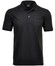 Ragman Softknit Poloshirt Breast Pocket Pima Cotton Mix Poloshirt Black