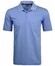 Ragman Softknit Poloshirt Breast Pocket Pima Cotton Mix Poloshirt Blue
