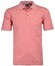 Ragman Softknit Poloshirt Breast Pocket Pima Cotton Mix Poloshirt Coral Melange