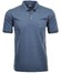 Ragman Softknit Poloshirt Breast Pocket Pima Cotton Mix Poloshirt Dark Azure