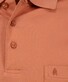 Ragman Softknit Poloshirt Breast Pocket Pima Cotton Mix Pumpkin Orange