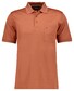 Ragman Softknit Poloshirt Breast Pocket Pima Cotton Mix Pumpkin Orange