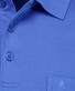 Ragman Softknit Poloshirt Breast Pocket Pima Cotton Mix Royal Blue