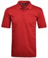 Ragman Softknit Poloshirt Breast Pocket Pima Cotton Mix Strawberry Melange