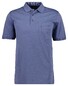 Ragman Softknit Poloshirt Breast Pocket Pima Cotton Mix Turquoise Blue Melange