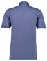 Ragman Softknit Poloshirt Breast Pocket Pima Cotton Mix Turquoise Blue Melange