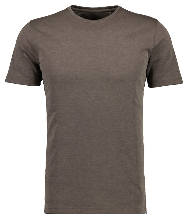 Ragman Softknit Round Neck T-Shirt Macchiato