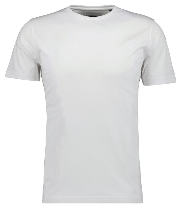 Ragman Softknit Round Neck T-Shirt Wit