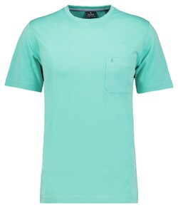 Ragman Softknit Uni Easy Care Round Neck Breast Pocket T-Shirt Jade