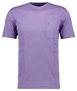 Ragman Softknit Uni Easy Care Round Neck Breast Pocket T-Shirt Lilac