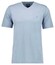 Ragman Softknit Uni Easy Care V-Neck T-Shirt Mint Blue