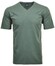 Ragman Softknit Uni Easy Care V-Neck T-Shirt Rietgroen