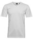 Ragman Softknit Uni Easy Care V-Neck T-Shirt Wit