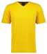 Ragman Softknit Uni Easy Care V-Neck T-Shirt Yellow
