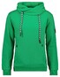 Ragman Solid Color Maseltov Collar Sweat Pullover Bright Green