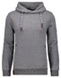 Ragman Solid Color Maseltov Collar Sweat Pullover Grey