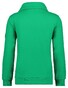 Ragman Solid Color Maseltov Collar Sweat Trui Fel Groen