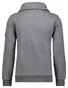Ragman Solid Color Maseltov Collar Sweat Trui Grijs